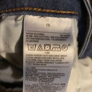 Old navy size 16 jeans